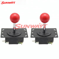Accessoires pour centre de jeux d'arcade : Joystick métallique 5 broches 8 directions 12V pour jeux vidéo à monnayeur (version anglaise)