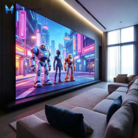 Panel LED Dinding 16:9 HD 4K 8K P0.9 Micro COB Layanan Depan Harga Pabrik Bersertifikasi CE Layar LED Ultra Tipis untuk Pameran