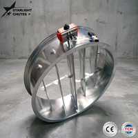 STARLIGHT CHUTES SC Amortisseur pneumatique à rappel par ressort marche/arrêt pour la ventilation d'évacuation des fumées d'urgence, personnalisable