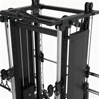 Machine Smith pour musculation à usage commercial avec croisement de câbles pour entraînement complet du corps - Équipement de fitness unisexe en acier au carbone