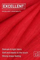 Tissu en maille côtelée flocon de neige respirant 230 GSM 95/5 Coton Spandex, tricoté à grosses aiguilles, largeur 155 cm pour chemises