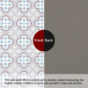 USA Popular Custom Printed Design Washable PVC Floor <strong>Mat</strong> Non slip Rug Waterproof <strong>Kitchen</strong> <strong>Mat</strong> - Product Image 4