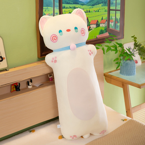 Long <b>Cat</b> <b>Plush</b> Pillow - Super Soft Hugging Toy for Kids, Cute Cartoon Stuffed Animal & Sleeping Companion - Product Image 2