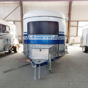 Remorque pour 2 chevaux à chargement par le haut, galvanisée, personnalisable, pour chariots et calèches - Product Image 3