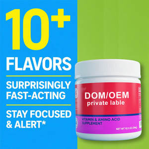 Fábrica con Certificación GMP, Suplemento de Vitaminas y Minerales en Polvo de Marca Privada Personalizada, ODM/OEM, Sin Azúcar, con Aminoácidos - Product Image 4