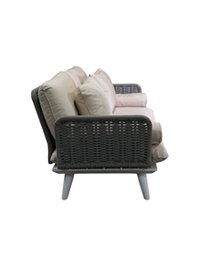 Hot Sale Modern Living Room Home Terrace Kitchen Dining Exclusive Nice Beautiful <b>Small</b> Medium Big Rattan Wood Bench <b>Sofa</b> - Product Image 3