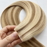 Extensions de cheveux Remy Leshine à trame double, qualité salon, 100g, lisses et soyeuses, qualité professionnelle, directement de l'usine