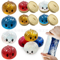 Nouveaux jouets géants anti-stress : Boîte mystère géante de dumplings créatifs, jouet créatif, dumpling en maltose avec cuiseur vapeur
