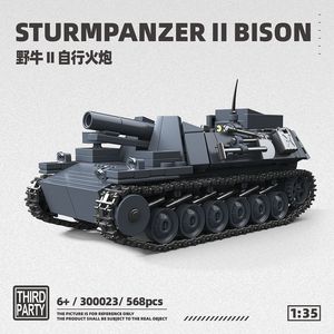 Blocchi da Costruzione Full Crown Third Party 300023, Modello di Carro Armato Militare Autocarrato Assemblato in Scala 1:35, per Età 6-14 Anni B - Product Image 2