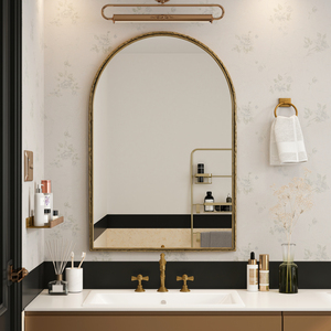 Arched Wall <b>Mirror</b> Gold <b>Frame</b> Bathroom Vanity <b>Mirror</b> For Living Room Bedroom Entryway Decor - Product Image 6
