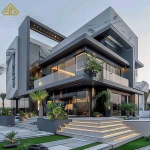 Personnalisation de la conception d'intérieur de villa moderne en 3D avec meubles pour la chambre à coucher, solution tout-en-un pour l'extérieur - Product Image 2