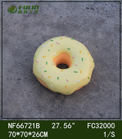 Fibre de verre résine jardin décoration Sculpture sucette bonbons beignet gâteau gelée Statues pour parc d'attractions affichage