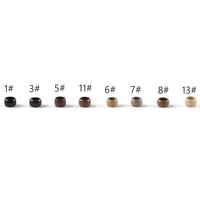 Kupfer Nano-Ringperlen für Haarverlängerungen 2,5mm 2,9mm 4,0mm