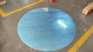 Mịn 0.7 mét mảnh gương bảng Bìa bảng vải bàn tròn Topper cho trang trí đám cưới - Product Image 2