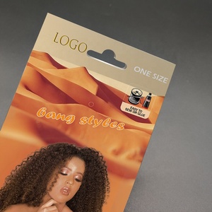 Cajas de Embalaje de Papel con Orificio para Colgar Personalizadas, Cajas de Cartón Impresas para Gorras de Malla y Accesorios para el Cabello - Product Image 5