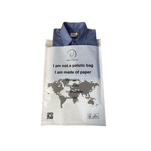 Embalaje de bolsas de papel transparentes, fábrica de origen, producción en masa, venta al por mayor, bolsas de papel biodegradables desechables - Product Image 6