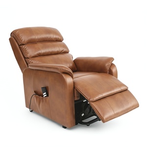 Fauteuil inclinable électrique moderne en cuir, fauteuil de salon en cuir, fauteuil de bureau élégant avec fonction lift - Product Image 6