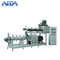 Machine de fabrication de granulés d'aliments pour poissons entièrement automatique de haute qualité (1-10 mm) avec moteur, haute capacité, approvisionnement direct usine