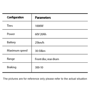 Venta Directa de Fábrica, Triciclo Eléctrico de Ocio de 60V, Scooter de Tres Ruedas <span class=keywords><strong>para</strong></span> Turismo, Transporte Diario <span class=keywords><strong>para</strong></span> Personas Mayores - Product Image 2