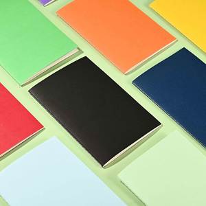 Cuaderno A5 Candy Simple de Alta Calidad con Tapa Dura, Encuadernación en Espiral, Cubierta de Cuero PU, 100 Hojas, Logotipo Personalizado al por Mayor, Color Sólido - Product Image 3