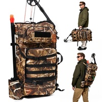 Sac à dos de chasse avec support pour arc, sac à dos de chasse camouflage pour arc composé, idéal pour la chasse au cerf