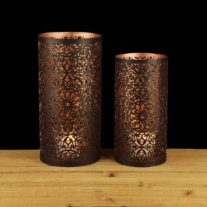 Unique Design Modern Metal Cage Candle Holder with <b>Round</b> <b>Frame</b> for Living Room, Dining Table Decoration Available For Sale - Product Image 4