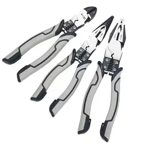 Industrial multi-function Off-center Diagonal cutting pliers 8 in Long Nose Pliers 9 in pliers 9 in 1 Wire stripper