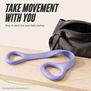 สายยางยืดซิลิโคนสีม่วงรูปเลข 8 ป้องกันการลื่น สำหรับออกกำลังกาย - Product Image 3