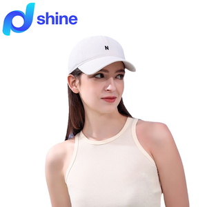 หมวกเบสบอลผ้าฝ้ายแบบยูนิเซ็กซ์ ปักตัวอักษร ปรับขนาดได้ด้วยหัวเข็มขัดโลหะ ดีไซน์ 6 แผง เหมาะสำหรับกีฬากลางแจ้งและสวมใส่ในชีวิตประจำวัน - Product Image 1