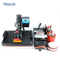 Harga Produsen CE Kualitas Tinggi Combo 8 In 1 Gaya Modern Mesin Press Panas untuk Grosir Mulit-function mug