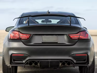 Aileron de coffre arrière en fibre de carbone sèche pour BMW Sedan F80 M3 F82 M4 V Style Racing Wing Boot Spoiler 2014-2020