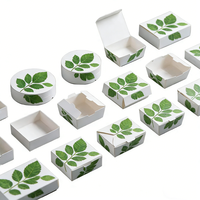 Boîtes en papier kraft blanc recyclé personnalisables, de qualité alimentaire, rectangulaires, pliables, kit d'installation, bougies, perruques, déjeuner, sushi écologique