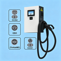 Nouvelle borne de recharge rapide DC pour véhicules électriques 30kW 40kW CCS avec gestion intelligente de l'énergie 4G WiFi