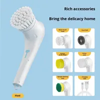 Brosse de nettoyage électrique domestique multifonctionnelle rechargeable pour salle de bain et cuisine, vente en gros d'usine, l'outil indispensable pour la vaisselle