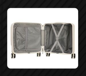 Nouvelle valise universelle à roulettes 18 pouces en ABS+PC avec porte-gobelet et <span class=keywords><strong>port</strong></span> de charge USB, <span class=keywords><strong>bagage</strong></span> de cabine - Product Image 3