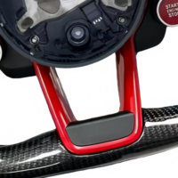 Volant personnalisé en couleur avec boutons de démarrage et d'arrêt pour Audi B9 A3 A4 A5 S4 RS5 S3 S4 S5 A6 A7 A8 Q5 Q7 TT R8 S6 RS6 RS7