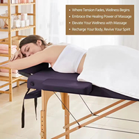 Tragbare, leichte, langlebige, moderne, professionelle Massageliege aus Kunstleder mit klappbaren Beinen für Schönheits-, Gesichts- und Spa-Behandlungen