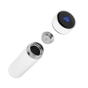 Bouteille intelligente d'<span class=keywords><strong>eau</strong></span> à led, de haute qualité, avec affichage de la température, thermos à double paroi, ml - Product Image 2