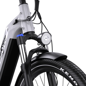 Bicicleta Eléctrica Urbana de Alto Rendimiento con Cuadro de Aluminio, Motor sin Escobillas de 250W Integrado, Largo Alcance y Alta Velocidad (27)-OT05 Rea - Product Image 5