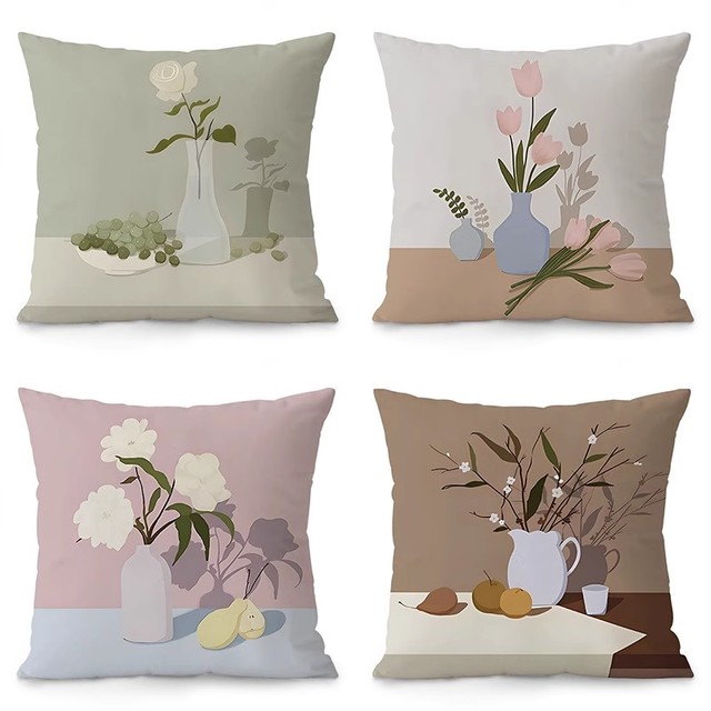 Custom Square Decorative Throw Pillow Cases Outdoor Cushion Covers