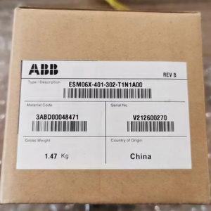 Motor serie 3ABD00048471 A B eSM, 220 VAC, tamaño de brida, 60mm, baja inercia, 0,4 kW, 17 bits, SmartInc ST - Product Image 1