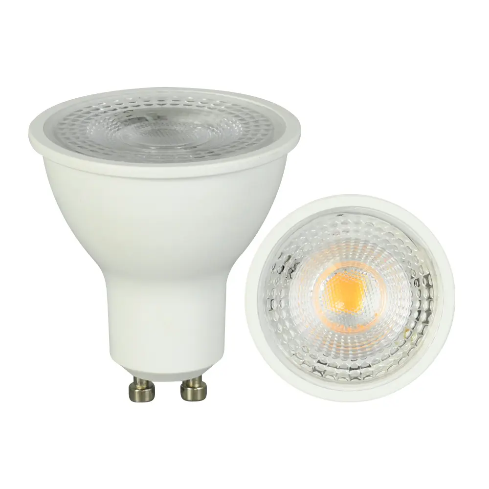 مصباح سبوتلايت Cob downlight بإضاءة ليد مسبقة القوة قابلة للتعتيم بقوة 3000 كلفن و500 لومن بقوة 120 فولت و220 فولت مصباح GU10 للإضاءة المنزلية