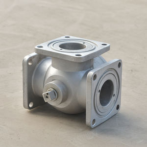 Té en alliage d'aluminium à quatre positions Structure d'angle de puissance manuelle pour les médias d'huile - Product Image 5