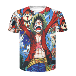 <span class=keywords><strong>T</strong></span>-<span class=keywords><strong>shirt</strong></span> formel à manches courtes pour homme, imprimé 3D <span class=keywords><strong>One</strong></span> <span class=keywords><strong>Piece</strong></span> <span class=keywords><strong>Luffy</strong></span>, tendance anime 2019, mode durable grande taille - Product Image 2