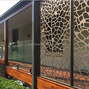 Gravure murale de façade de style arabe populaire, découpe au laser en aluminium <span class=keywords><strong>Mashrabiya</strong></span> - Product Image 2