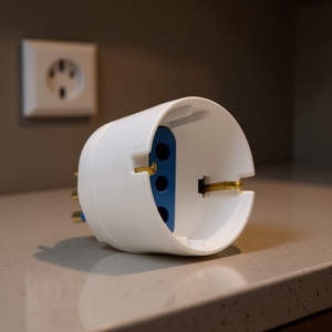 Adaptador de Enchufe Schuko Italiano, Conector de Alimentación de 10A - Product Image 3