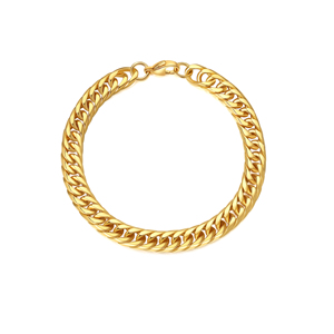Pulsera de eslabones cubanos de plata 925 para hombre al por mayor, chapada en oro vintage, joyería hip hop, accesorio de estilo urbano para fiesta - Product Image 6