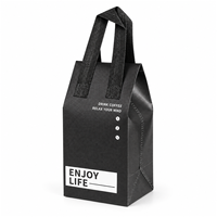 Sac isotherme non tissé pour café à emporter avec doublure en aluminium, impression personnalisée pour commandes de cafés et de boissons