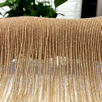 Manik-manik Biji Kaca Bersegi Dalam Untai Ukuran 2Mm Banyak Warna Bulat Hydro Bead Longgar Manik-manik Kaca Kristal untuk Membuat Perhiasan