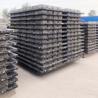 Palettes en plastique GMT personnalisées pour machine de fabrication de briques Palettes en fibre de verre PVC pour blocs de briques en béton